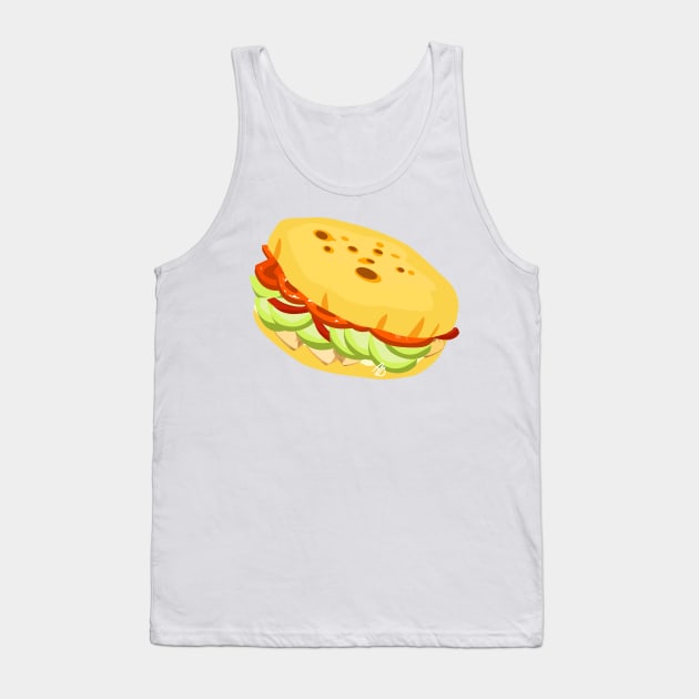 Arepa Sandwich Tank Top by Anydudl